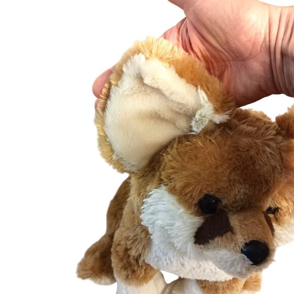 1972 Fiesta Vintage Realistic Red FOX Plush Stuffed Toy Large Ears Tail Standing - Picture 9 of 16